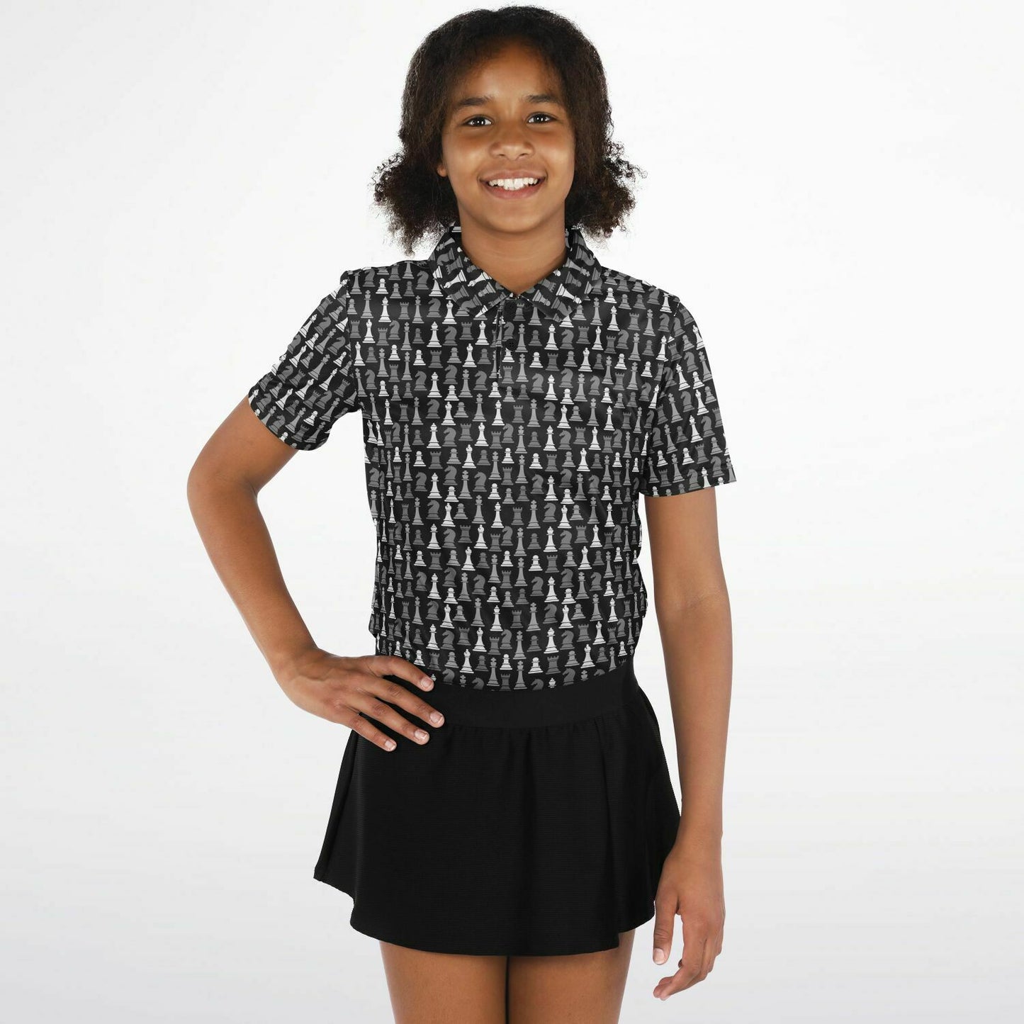Youth Polo Shirt - Black