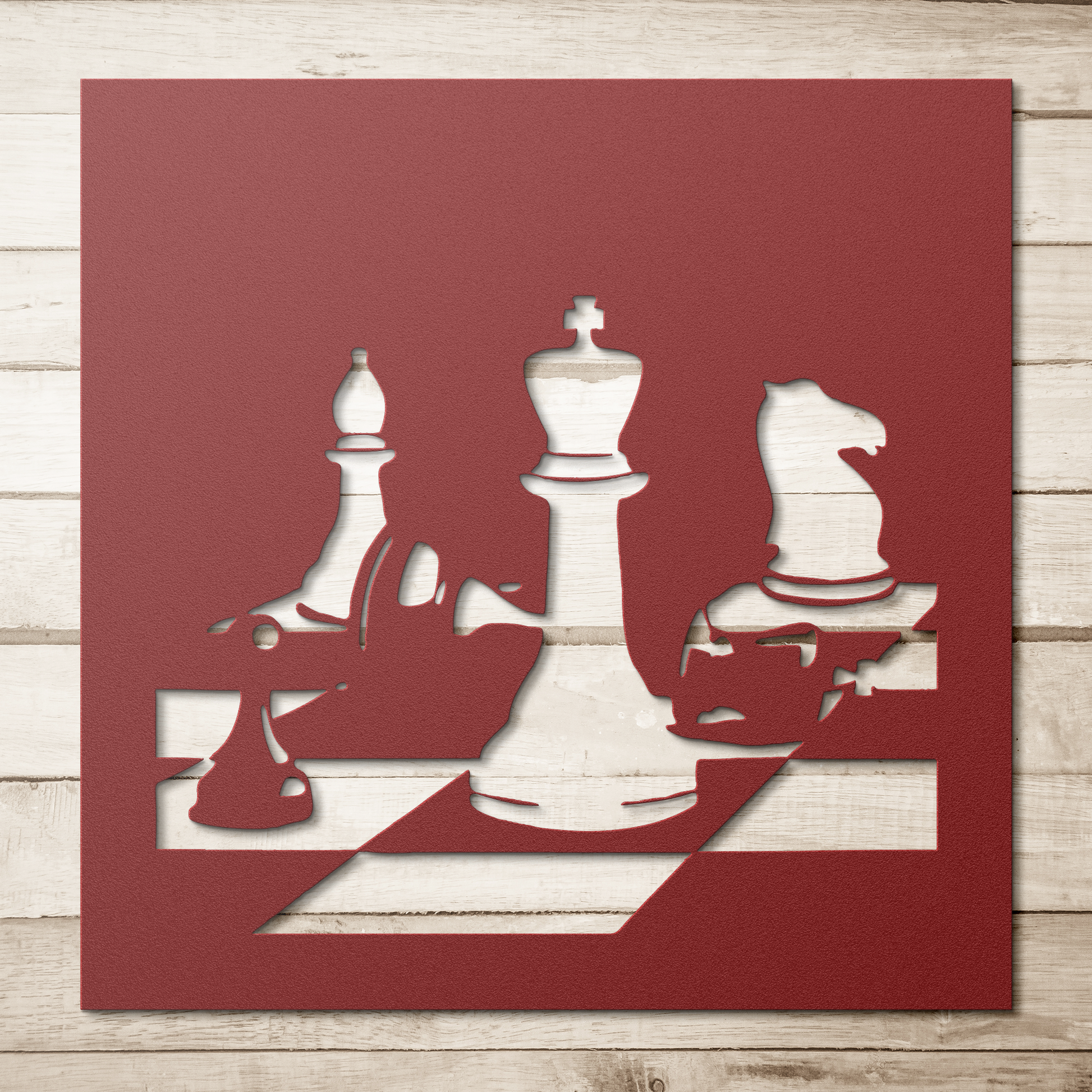 Chess_Metal_Sign_Red_Simple_Wood_BKGD_Mockup.png