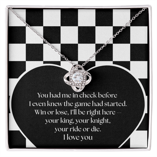 Love Knot Necklace - From Your King