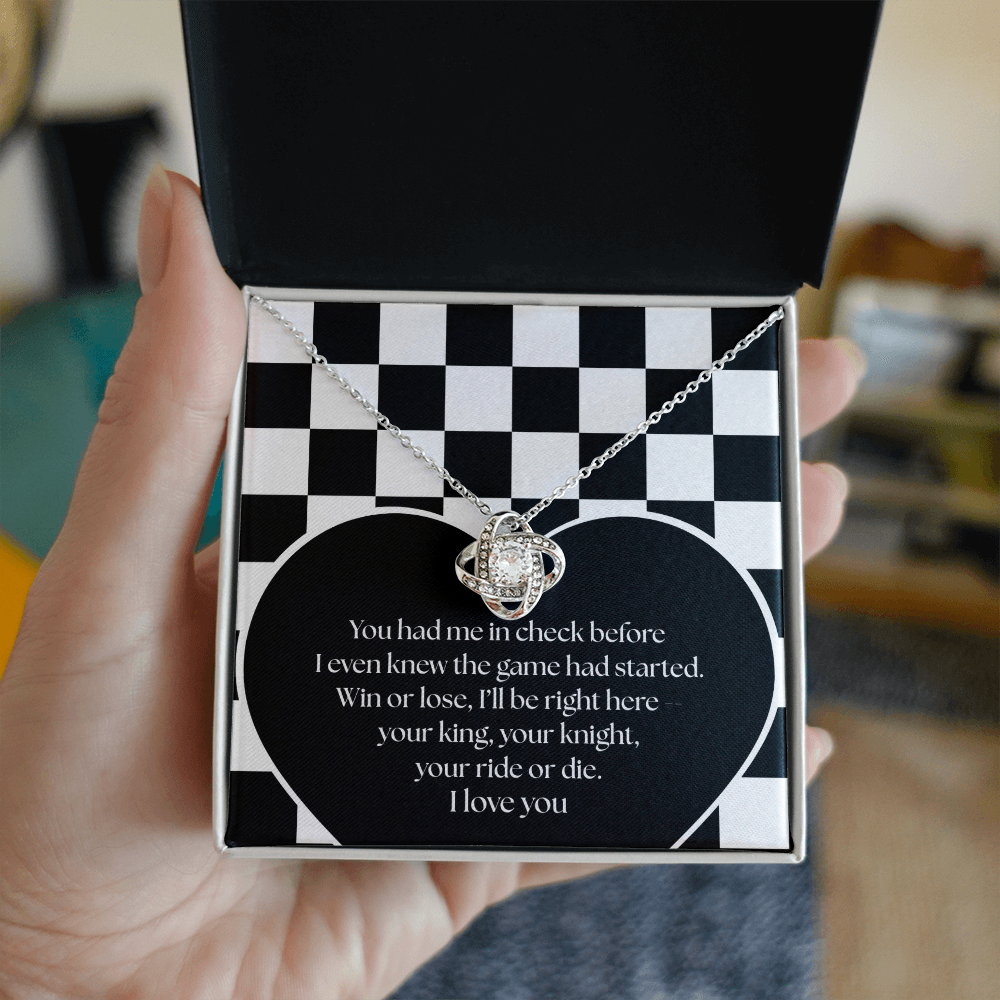 Love Knot Necklace - From Your King