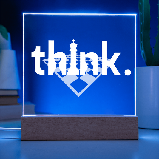 Think LED Acrylic Plaque
