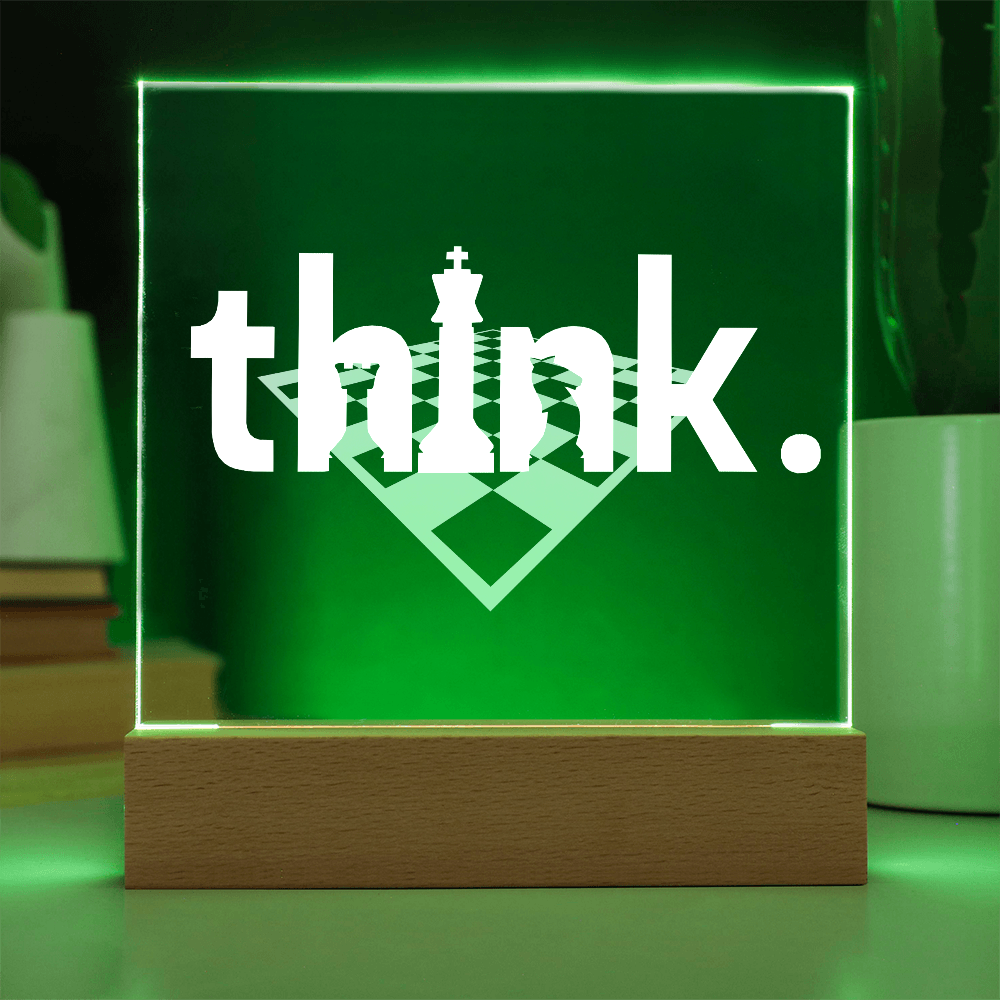 Think LED Acrylic Plaque