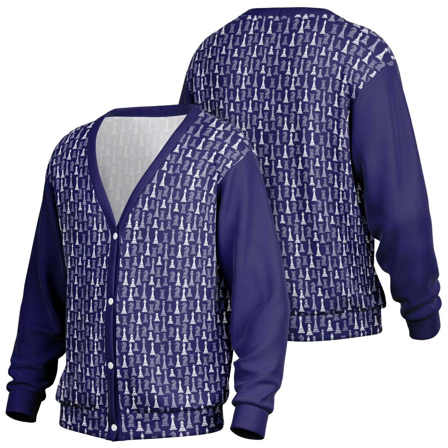 Adult Cardigan - Indigo