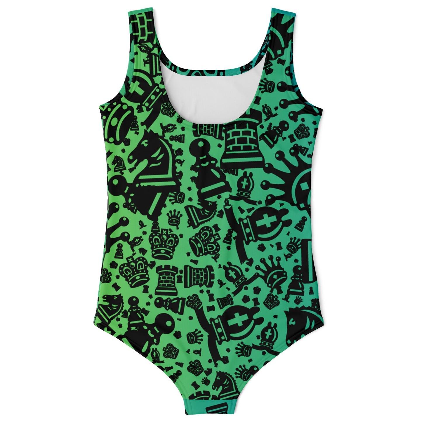 Kids One-Piece Swimsuit - Blue and Green